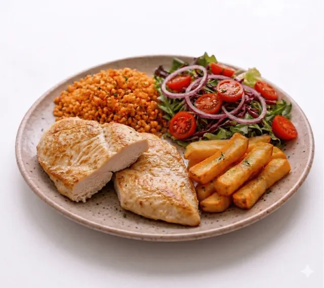 Assiette Escalope De Poulet