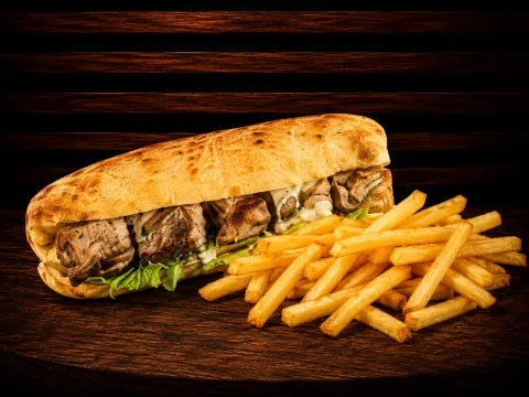 Sandwich Brochette Agneau