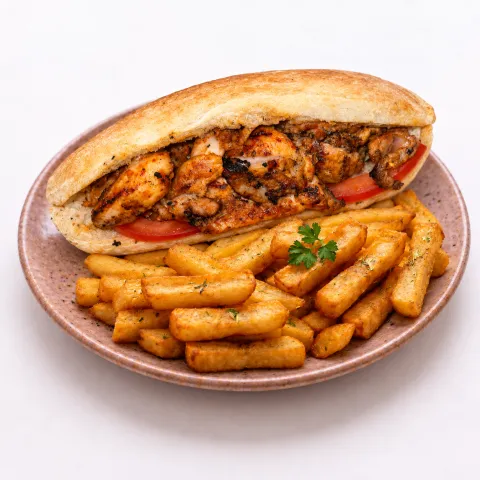 Sandwich Brochette De Poulet