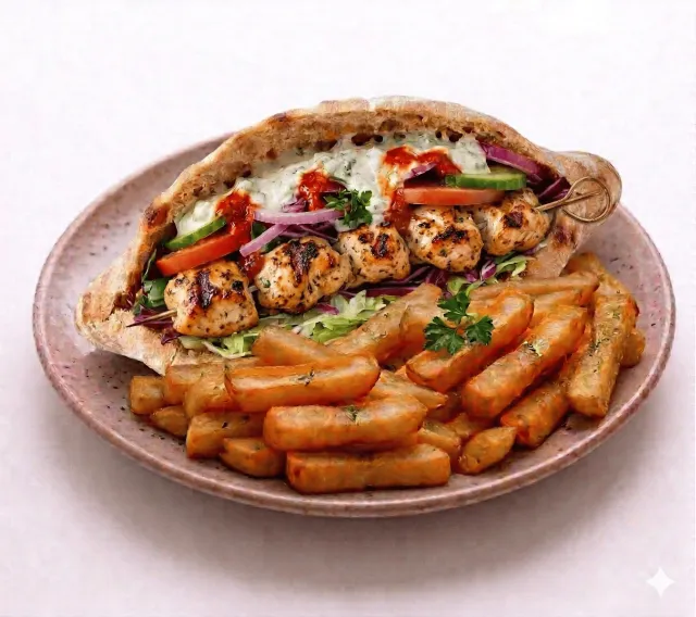 Sandwich Brochette De Poulet
