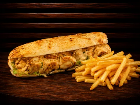 Sandwich Brochette Poulet