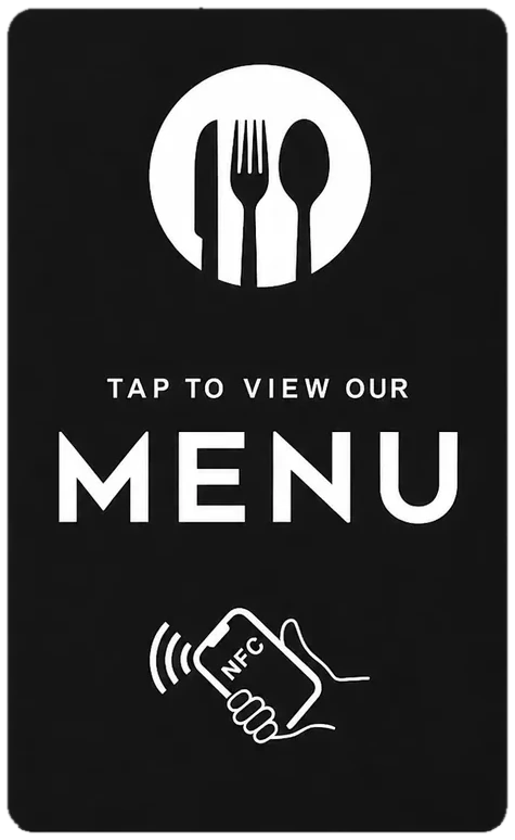 Carte NFC pour ouvrir le menu