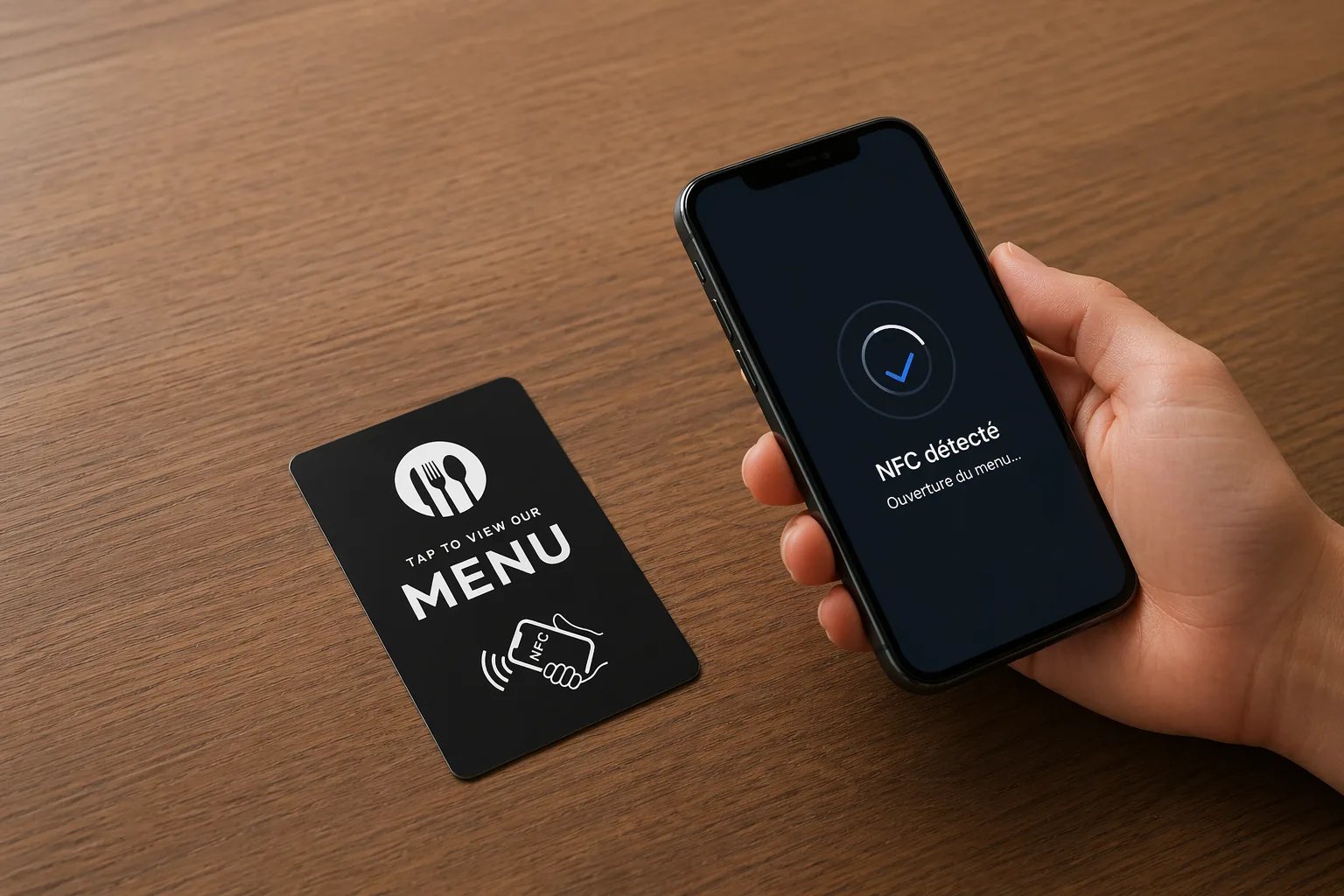 Carte NFC restaurant