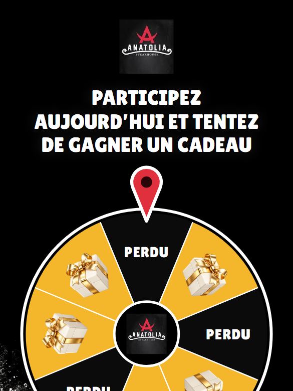 Aperçu actuel de la roulette de Anatolia Steakhouse